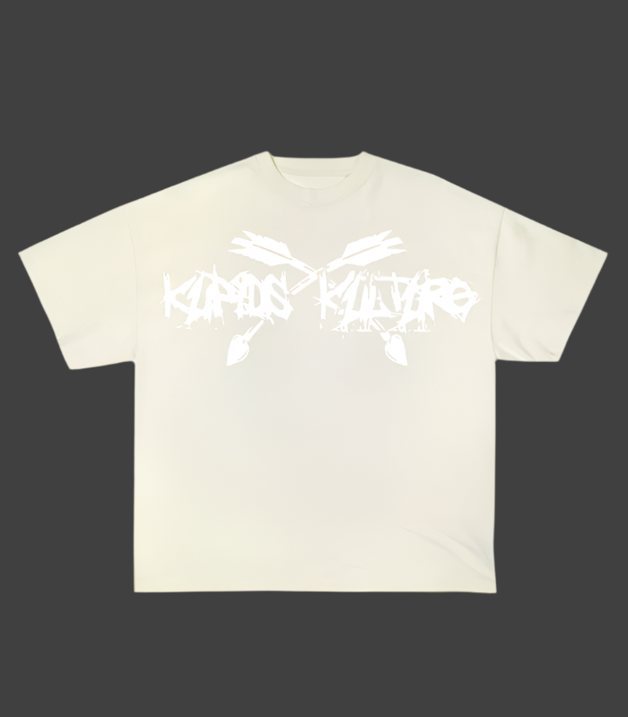 DOUBLE ARROW TEE - BEIGE
